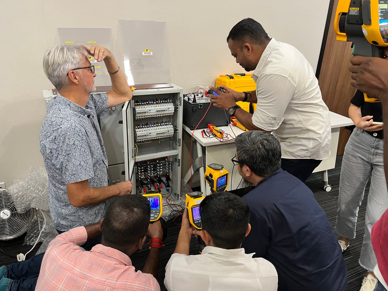 Hands-on electrical panel inspection training